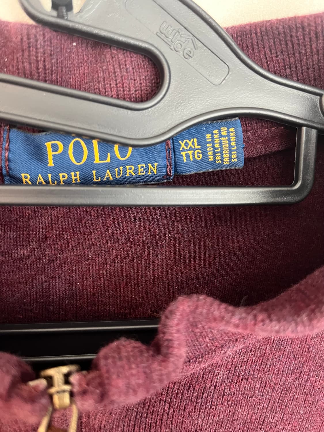 (2XL) 폴로 랄프로렌 빅 사이즈 니트 버건디  상품이미지4
