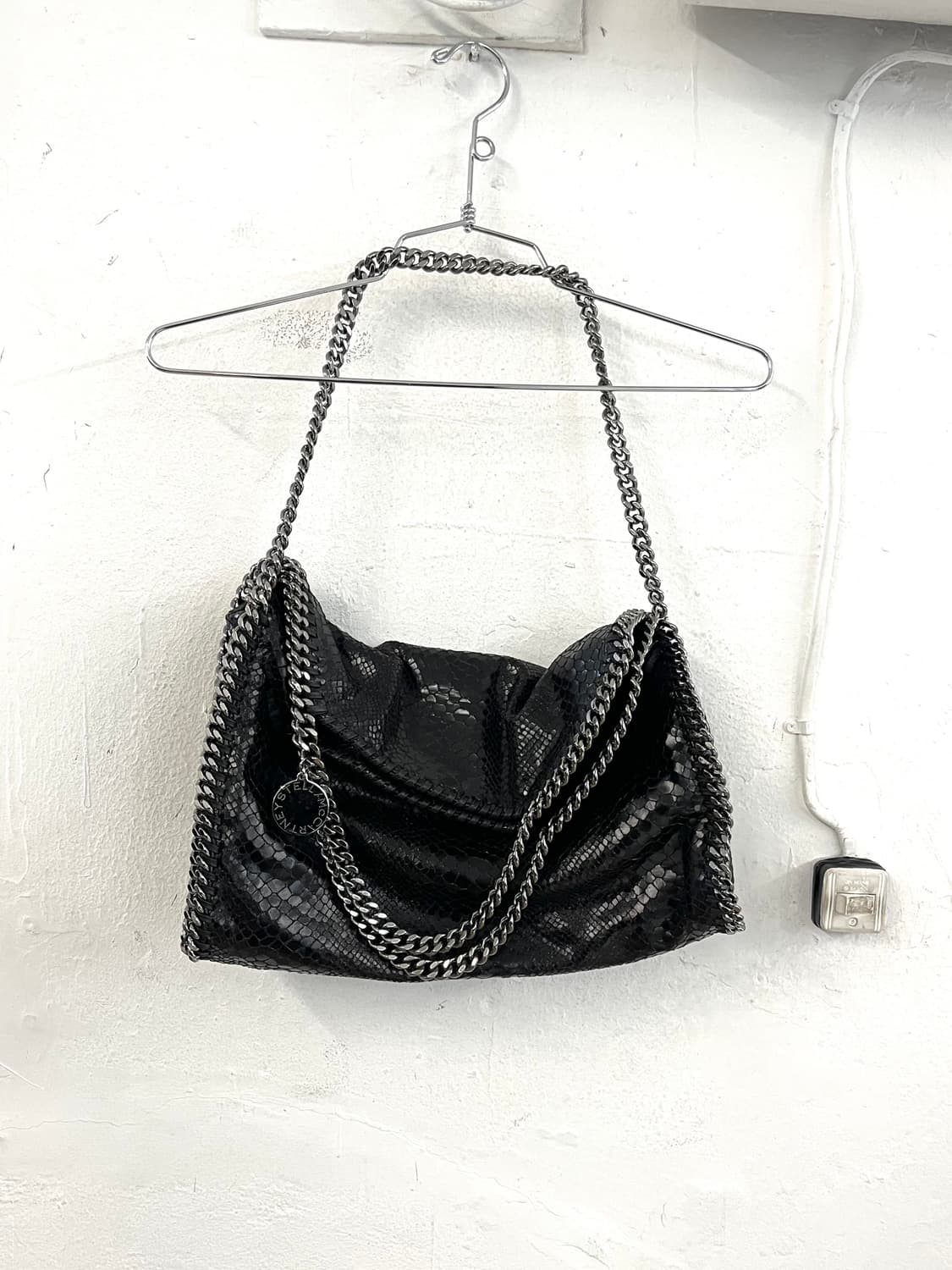 스텔라 매카트니 파이톤 레더 체인 팔라벨라백 상품이미지2