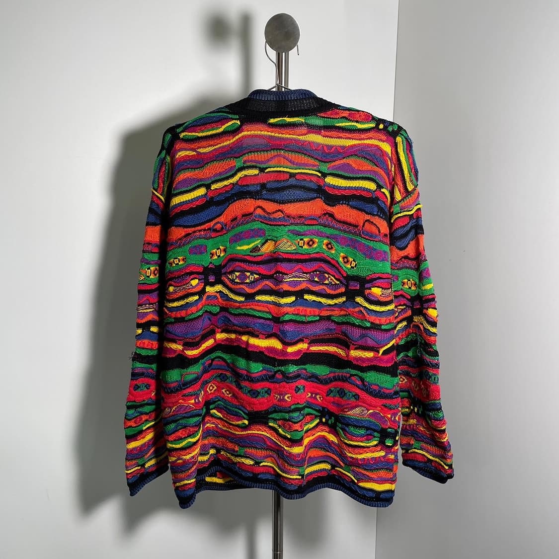 쿠지 케이블 V넥 가디건 상품이미지2