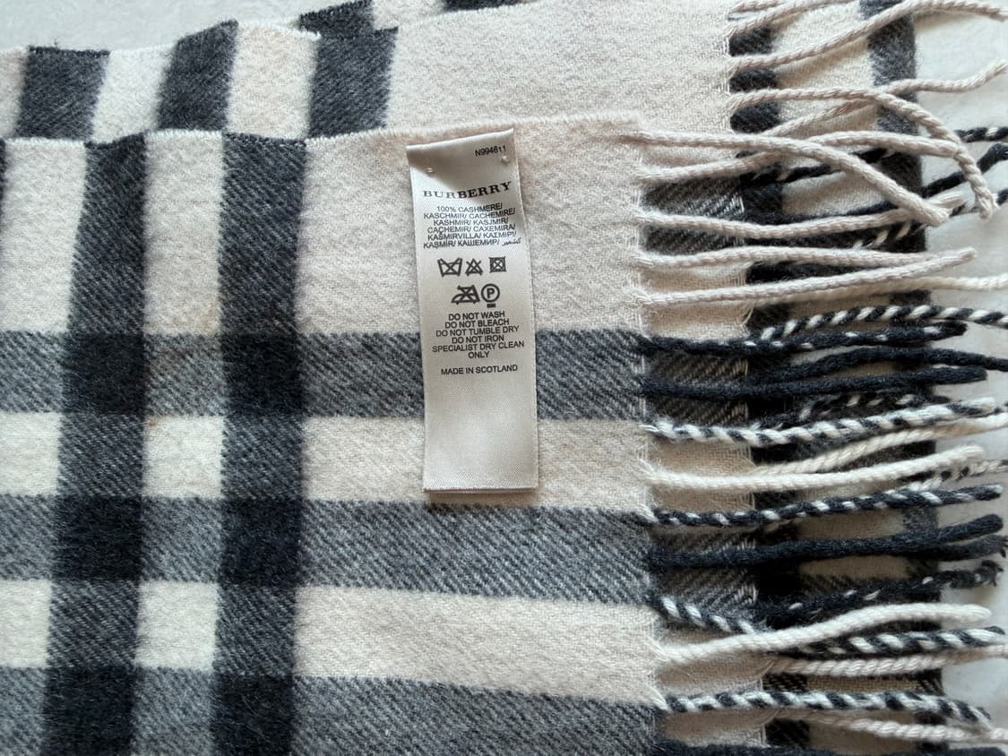 버버리 캐시미어 100 머플러  상품이미지4