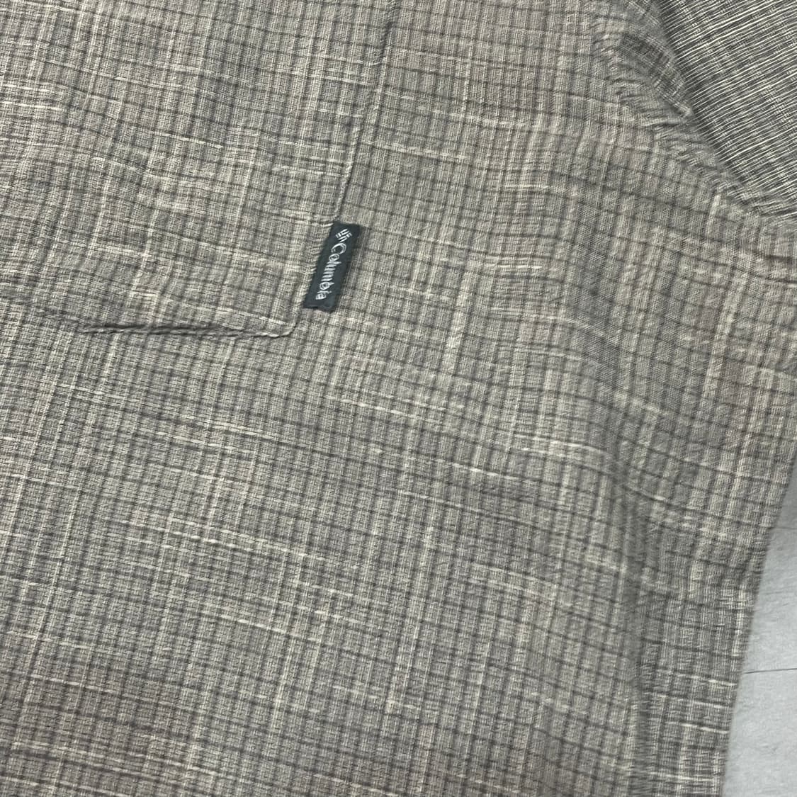  컬럼비아 체크 하프 셔츠 y16332 상품이미지4