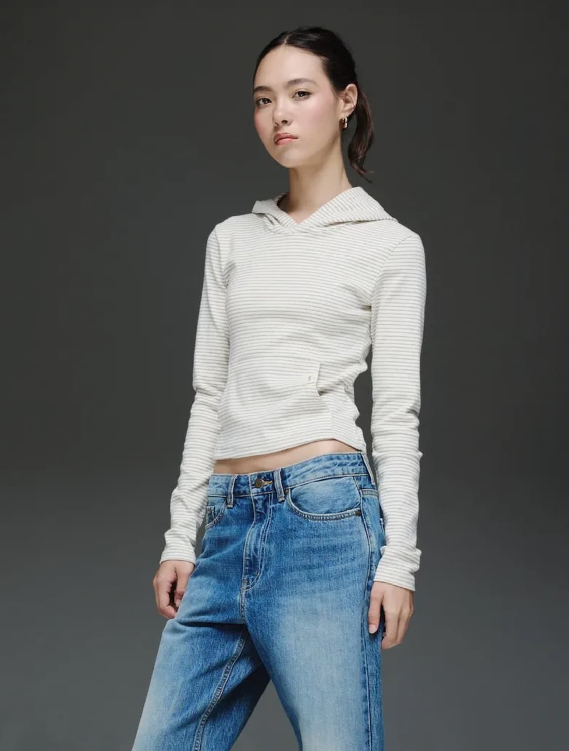 글로니 스프라이프 후디 G COMFORT HOODIE (STRIPE) 상품이미지1