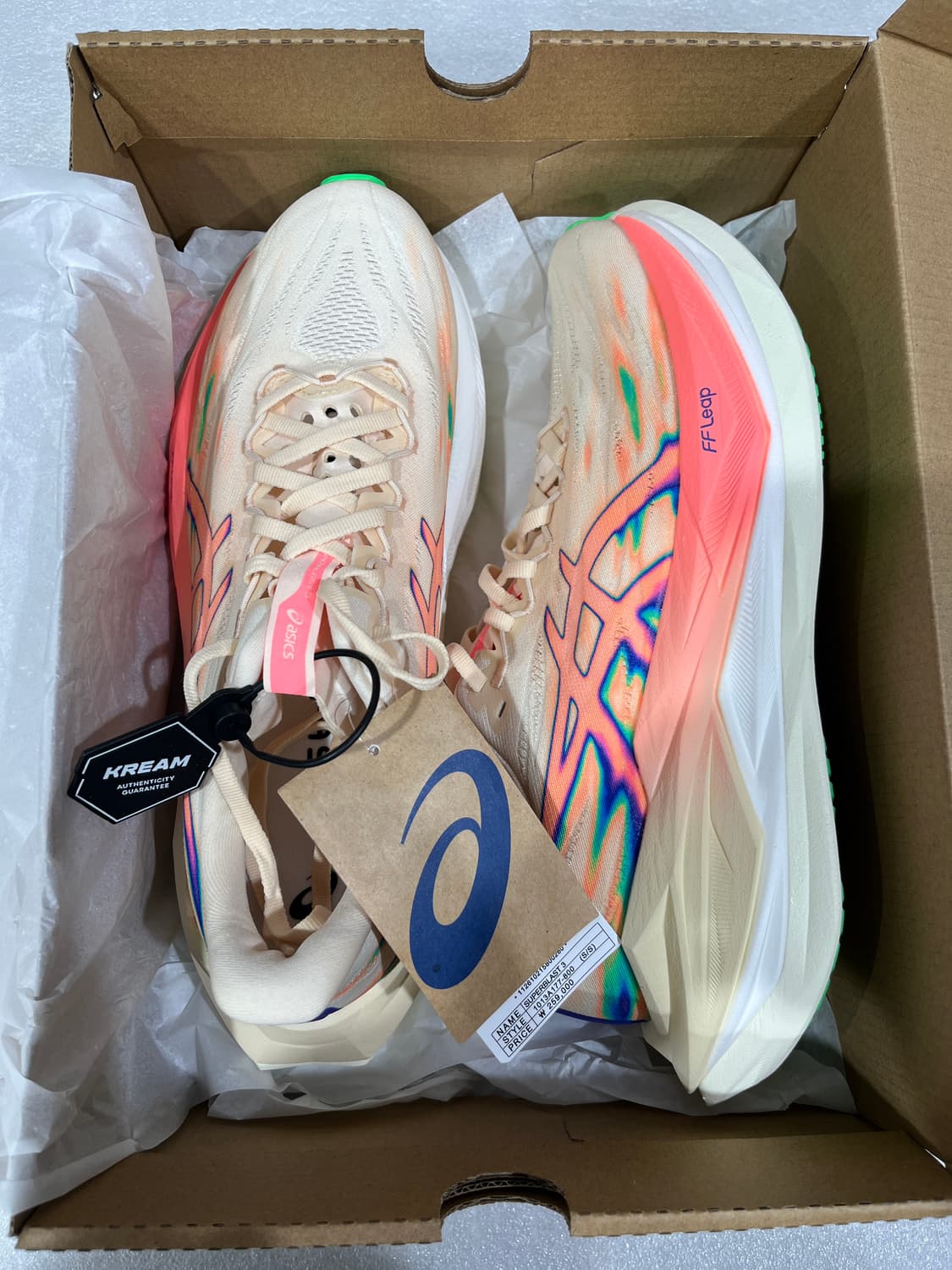 asics superblast 3 seashell sun coral 상품이미지1