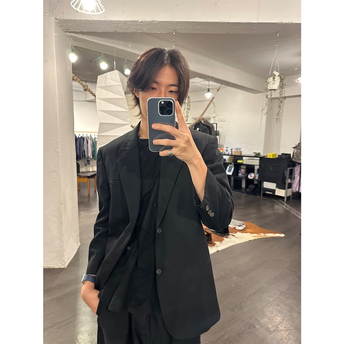 요지야마모토 오버사이즈 블레이저 상품이미지4