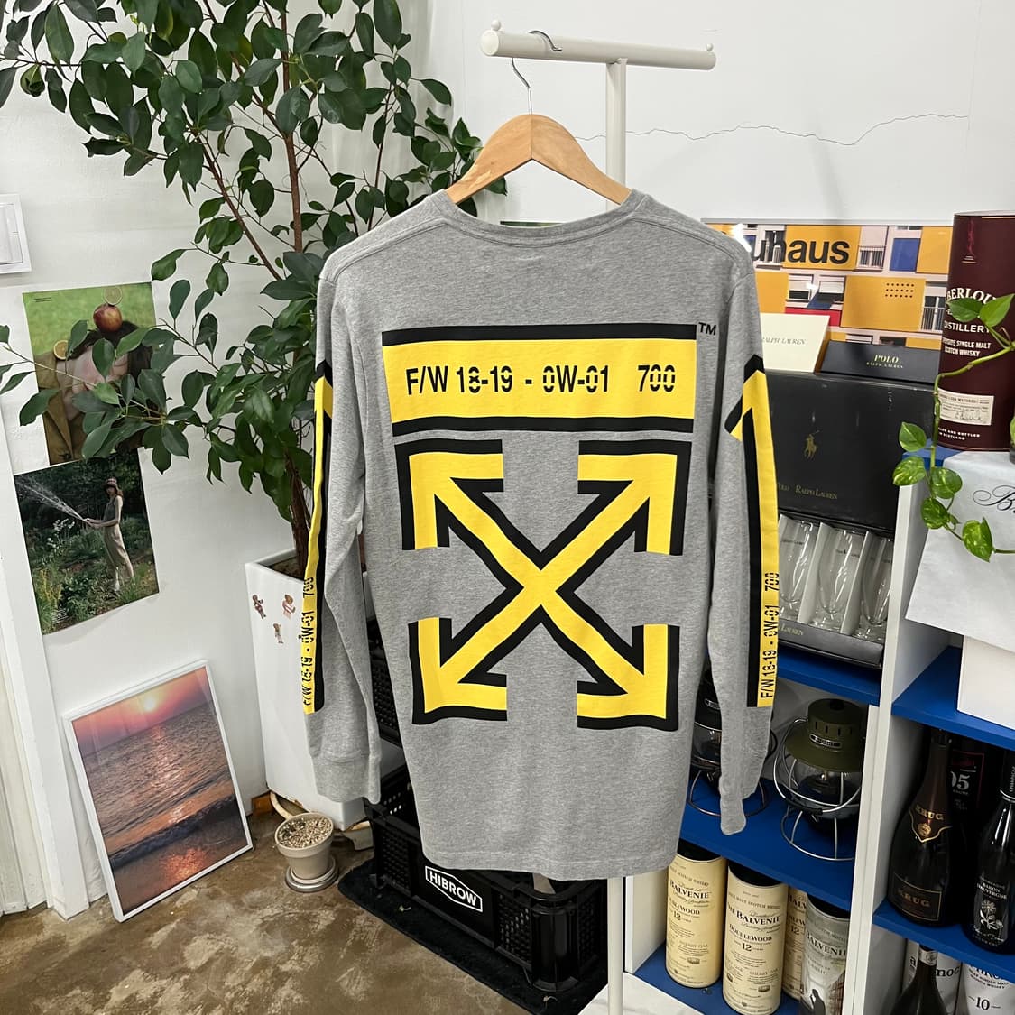 오프화이트 프린팅 롱슬리브 L 상품이미지4