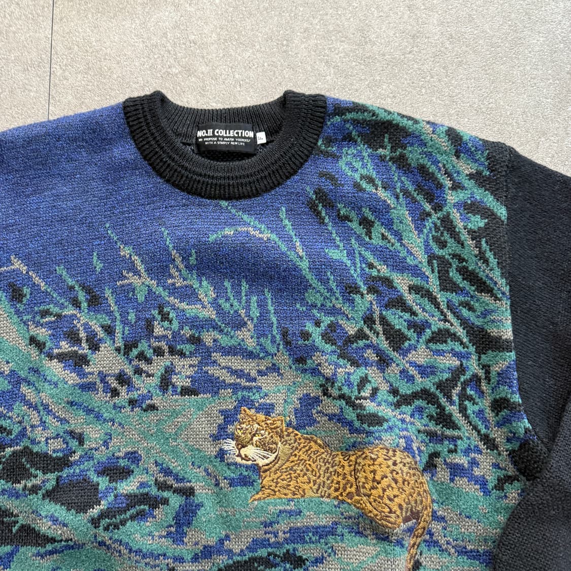 NO.II COLLECTION 호랑이 니트티셔츠 상품이미지6