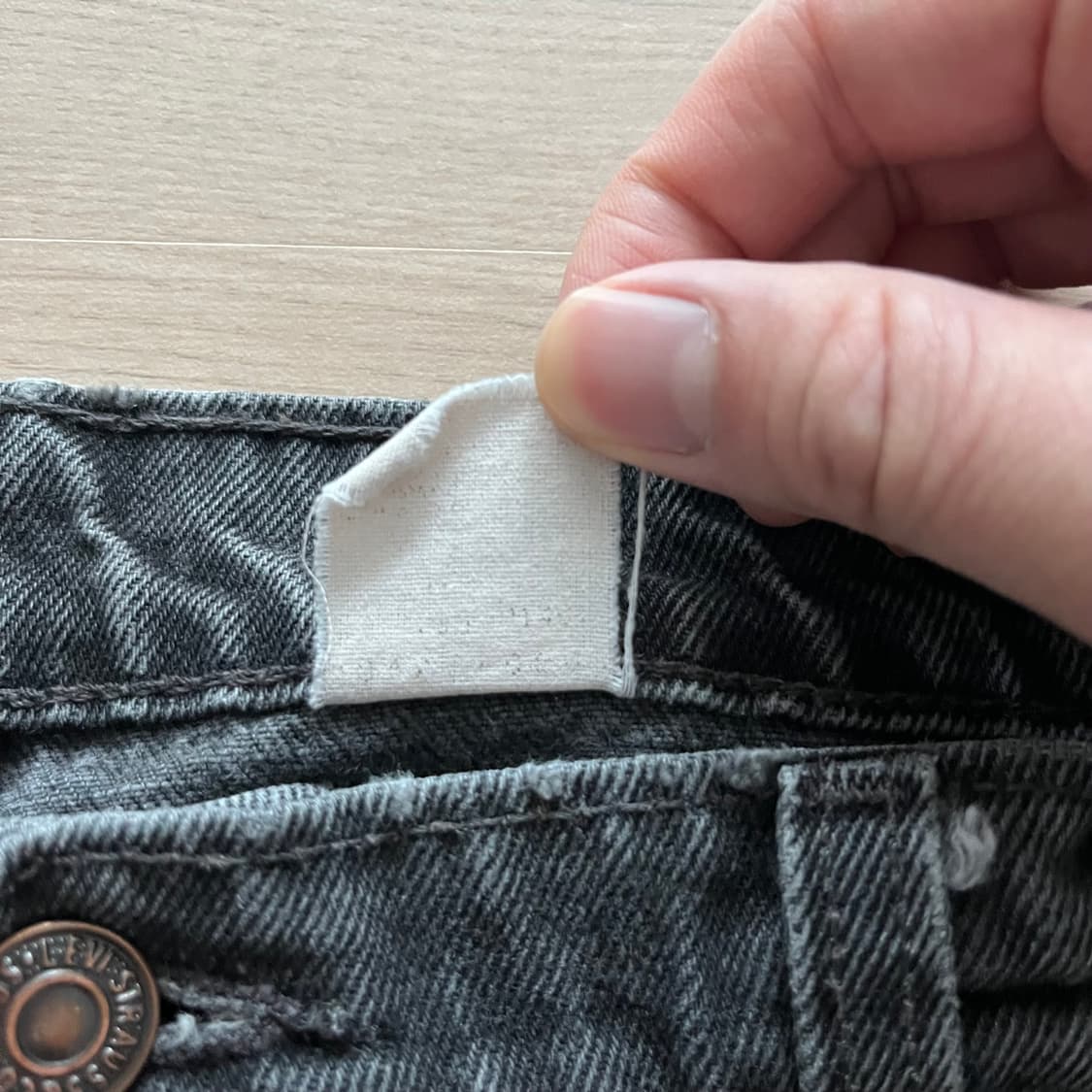 [38X30] 90s 빈티지 리바이스 565 블랙 상품이미지3