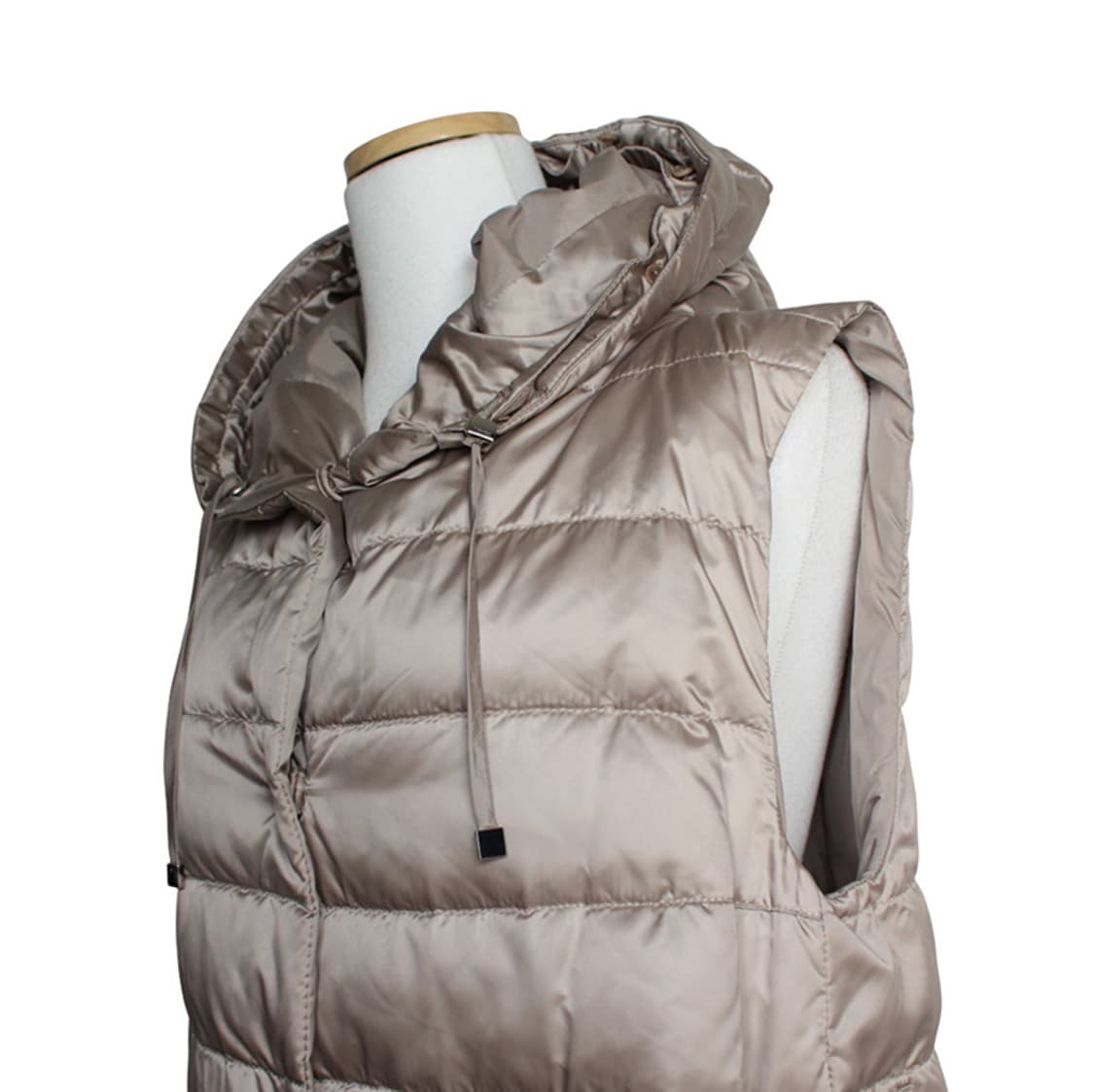 S막스마라 샴페인골드 구스다운 패딩 리버서블 후드 코트 55, 66 상품이미지5