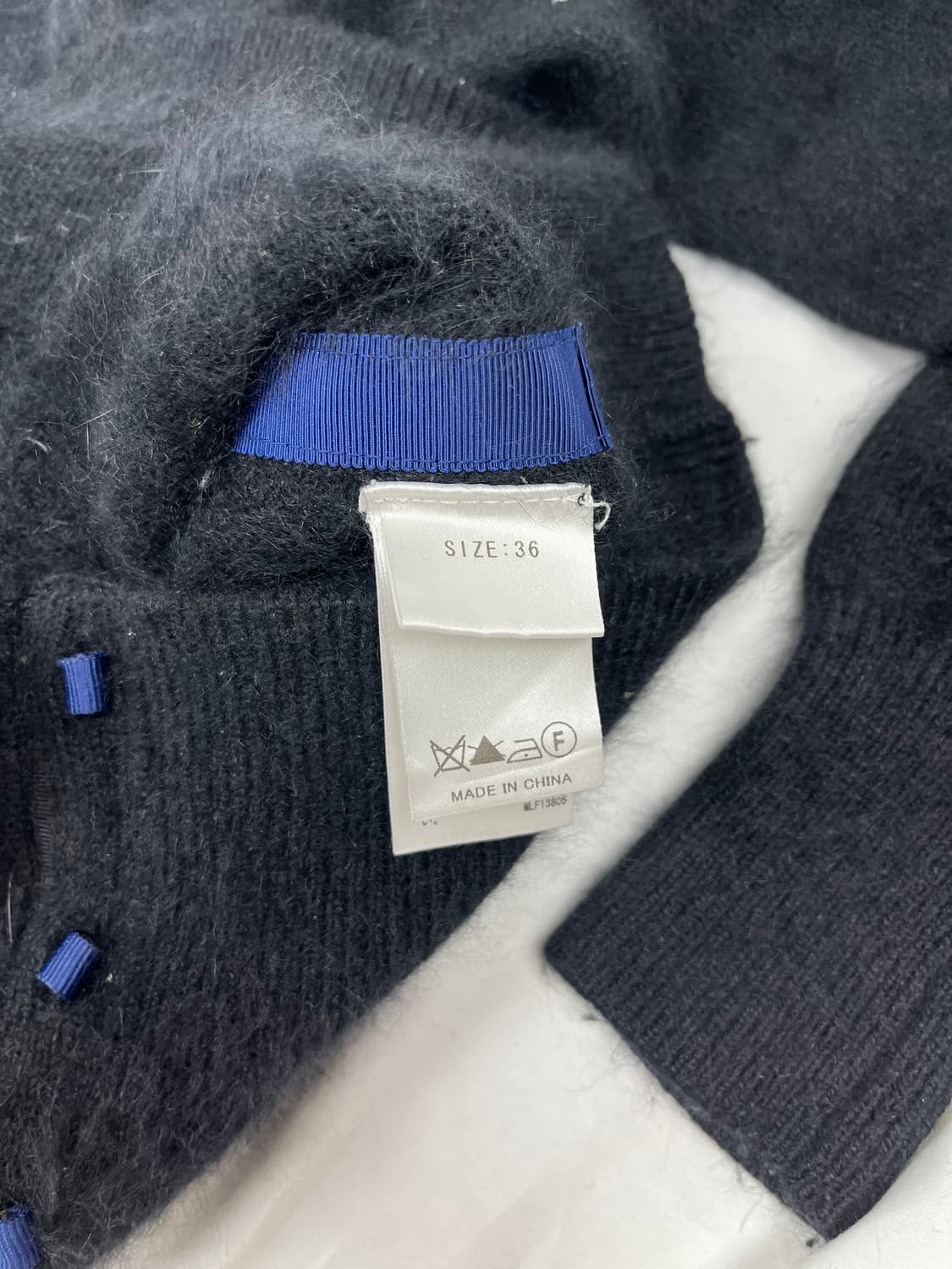 Muller by yoshio kubo 앙고라 블루 포인트 가디건 상품이미지8