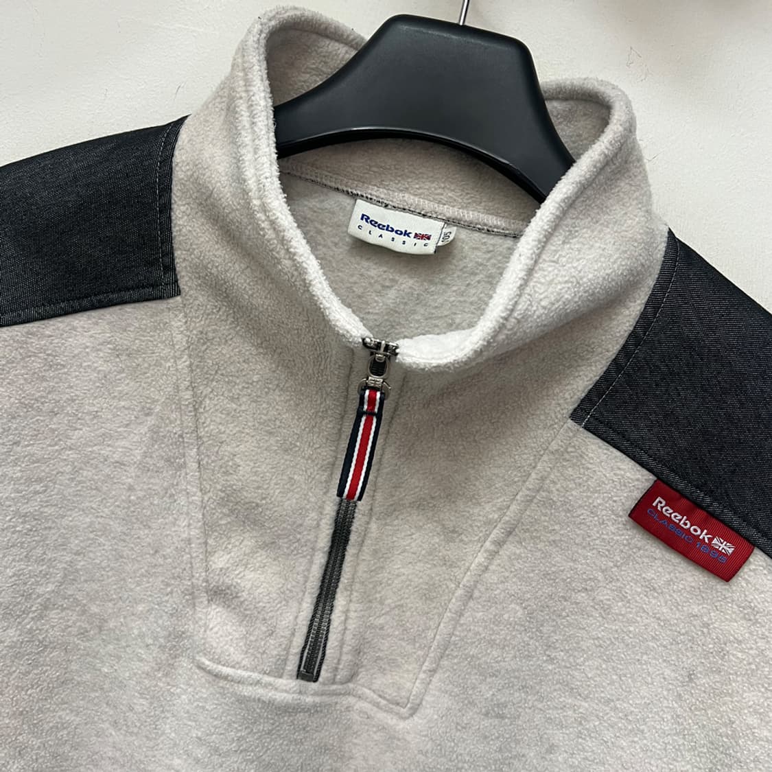 리복 클래식 프린트 하프집업 플리스 105 상품이미지4