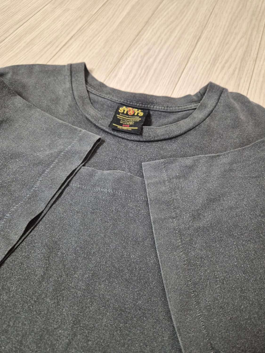 라스탯츠 블랭크 티셔츠 블랙 (0) 상품이미지2