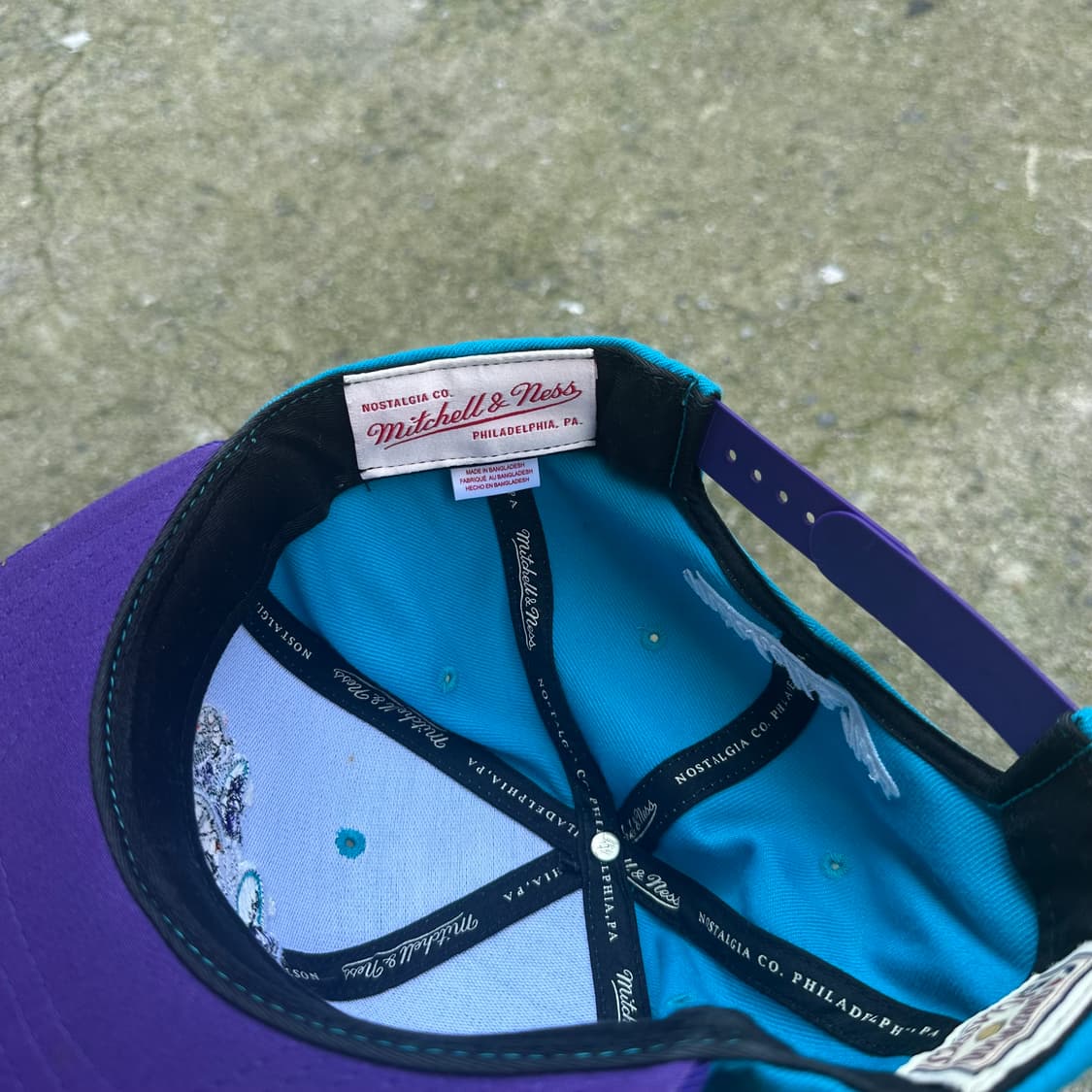 mitchell & ness charlotte hornets cap 상품이미지4