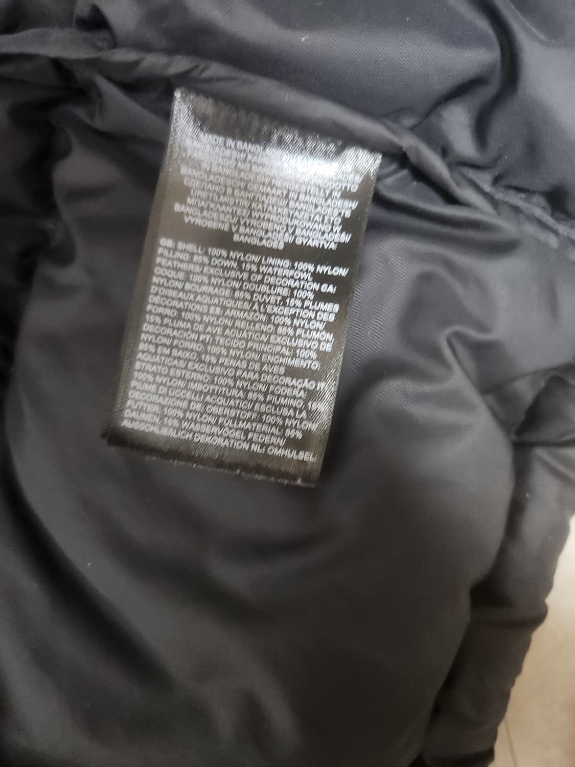 노스페이스 눕시 블랙 해외판 L 상품이미지4