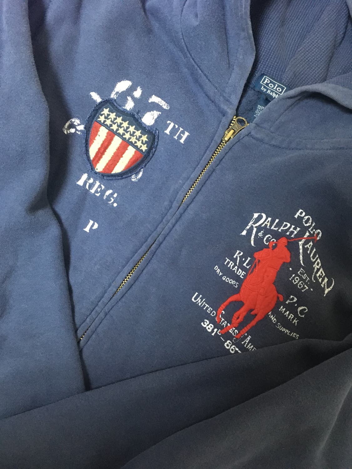 폴로 빅포니 후드집업 L 상품이미지2