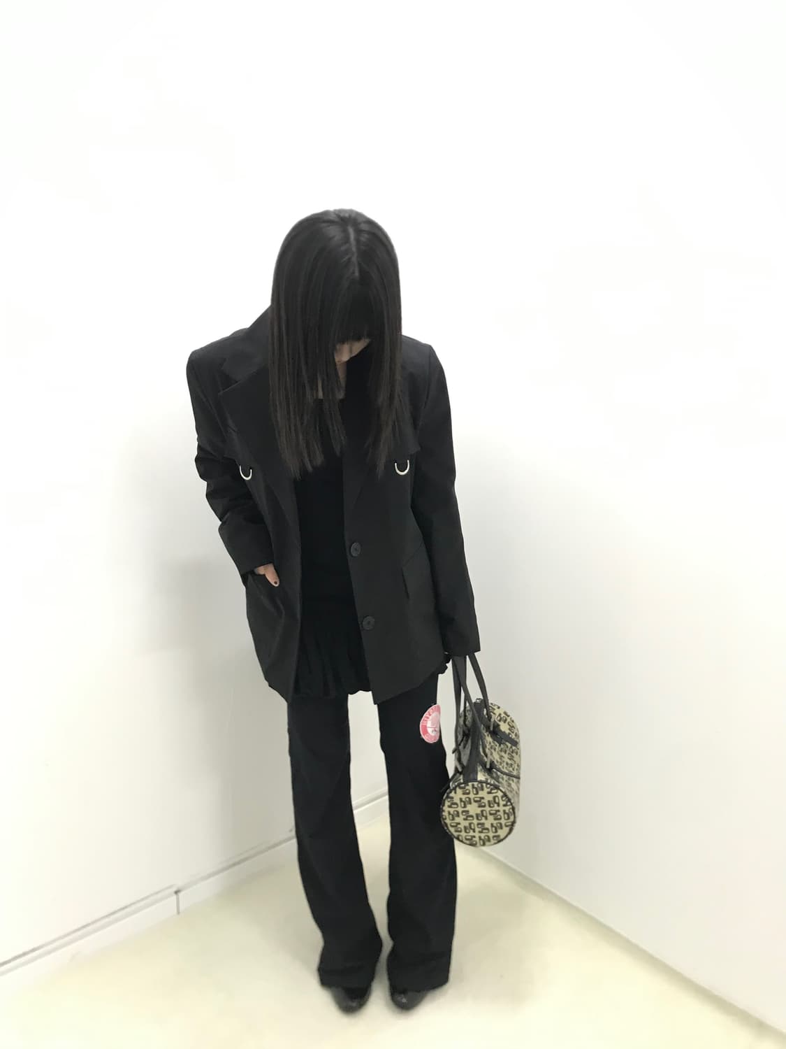 Sliver buckle point boxy nylon jacket 상품이미지8