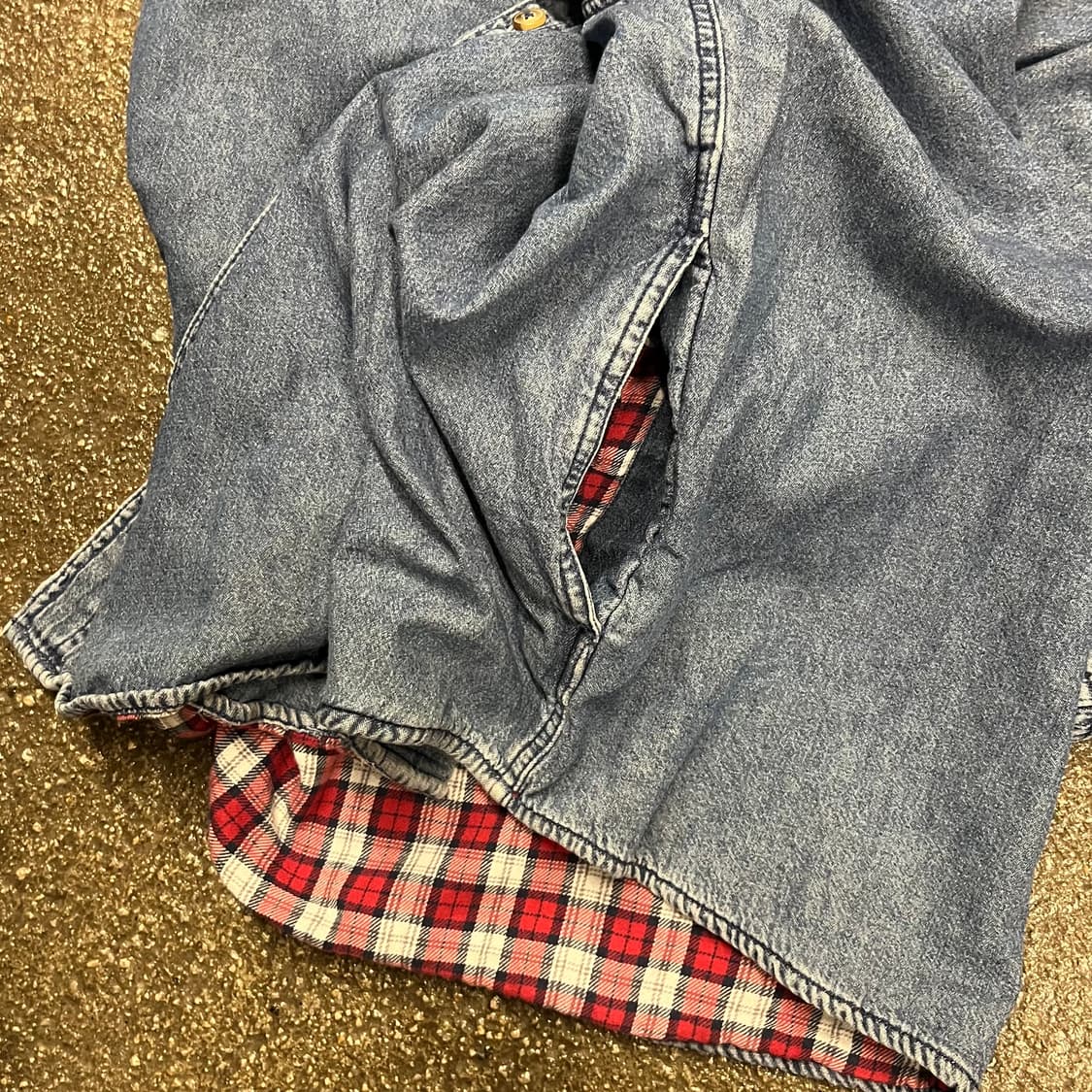 랭글러 플란넬 데님 셔츠 (110) 상품이미지5