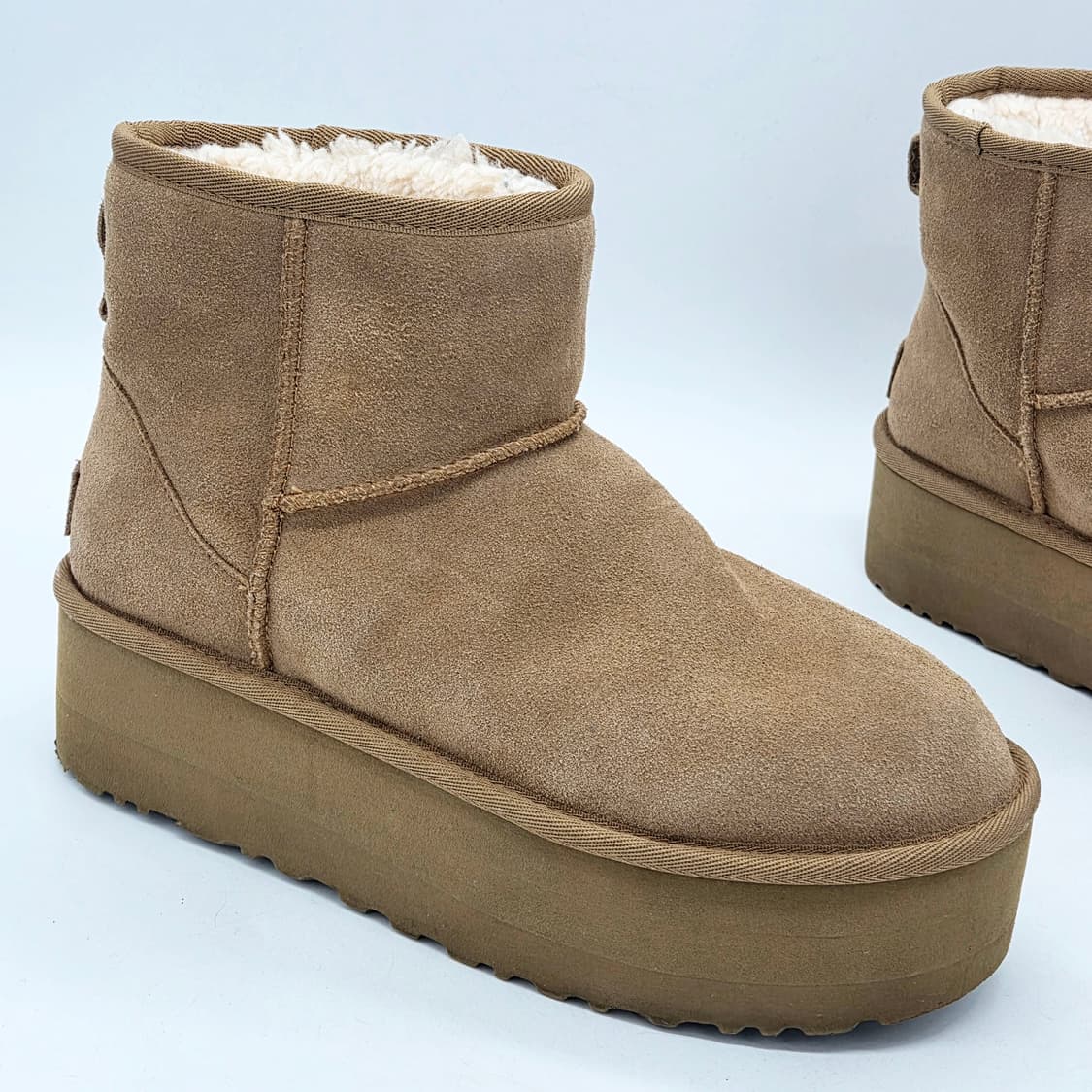 어그 우먼스 클래식 미니 플랫폼 부츠 체스트넛 (240) 상품이미지5