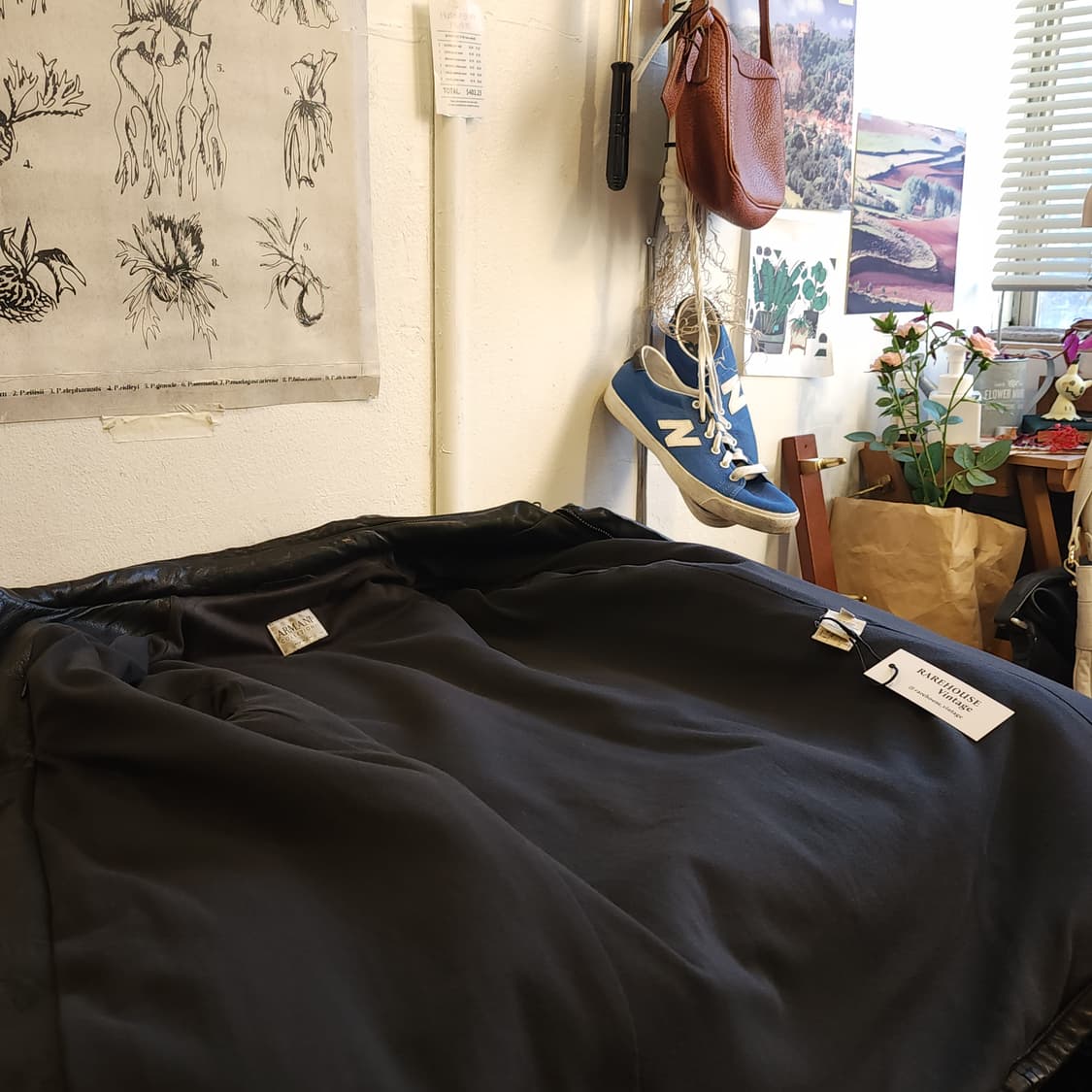 아르마니 레더 카코트 송가지 가죽자켓 레더 워크자켓 50 상품이미지10