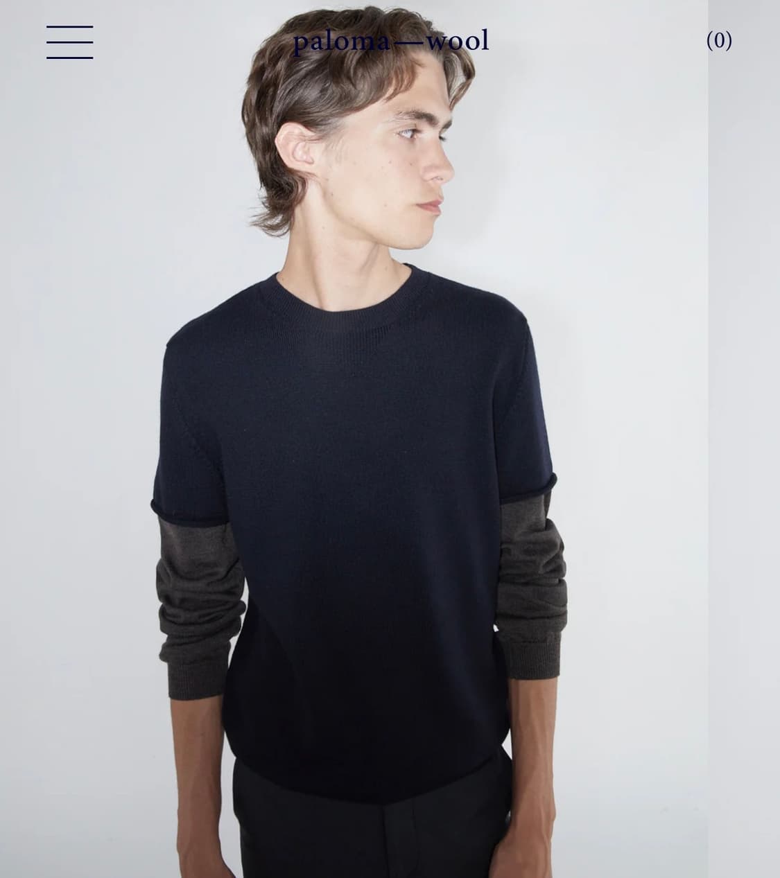 팔로마울 레이어드 니트 L사이즈 상품이미지2