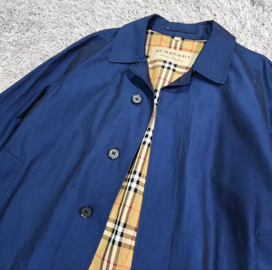 버버리 네이비 트렌치 코트 50 상품이미지2