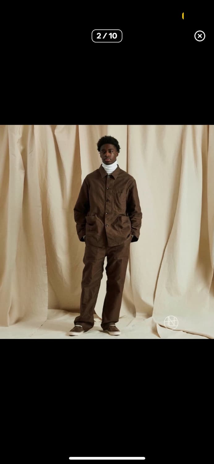 나나미카 몰스킨 프렌치 워크자켓 셋업 L 상품이미지1