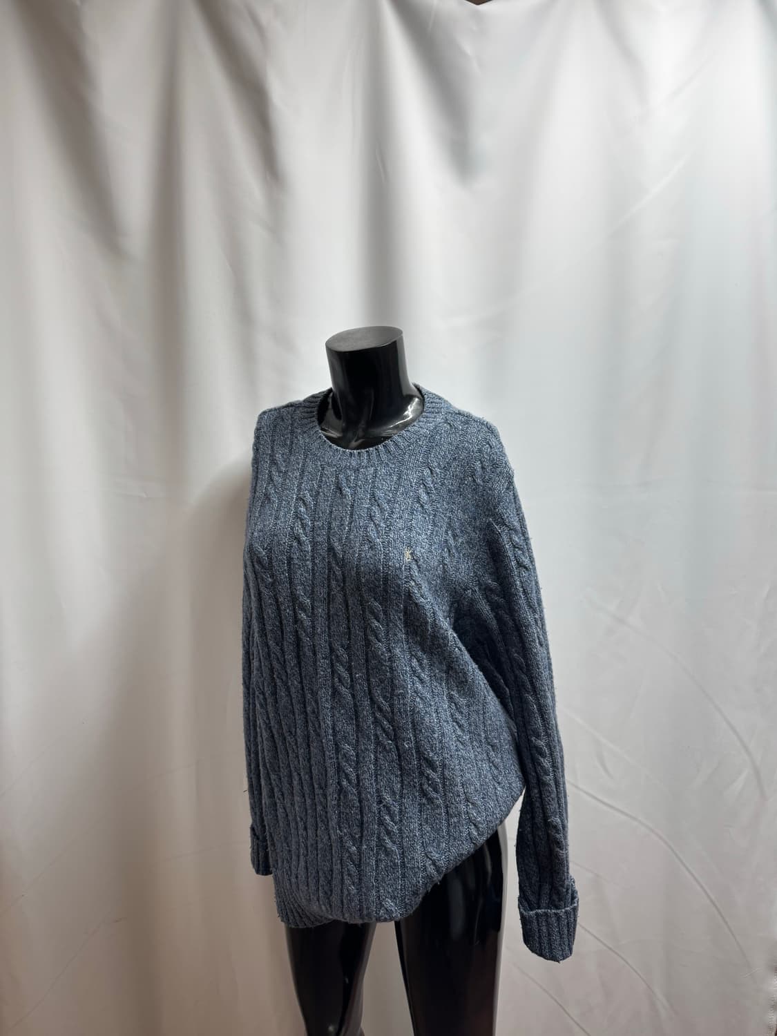 thursday island 라운드넥 꽈배기 니트 상품이미지1