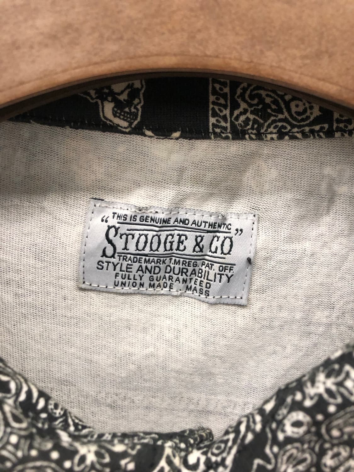 stooge&co 스컬 페이즐리 하프 셔츠 상품이미지3