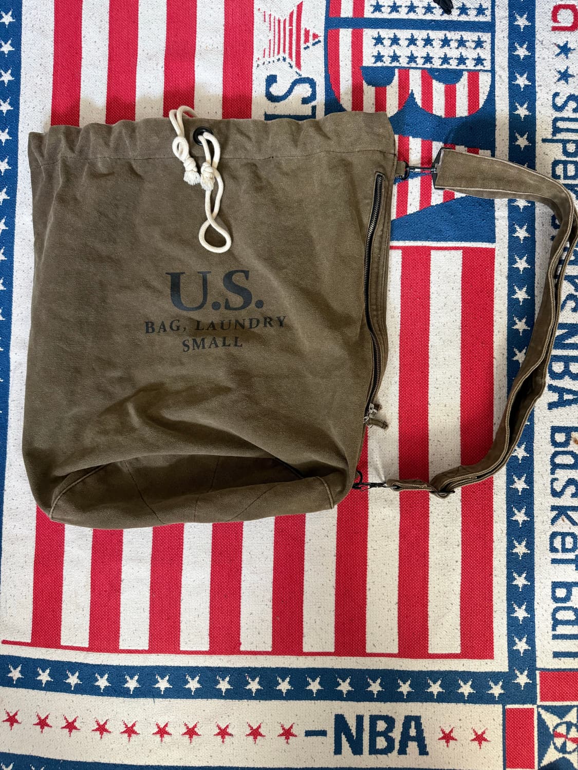 휴스턴 재팬 런드리 백 _ 올리브 드랩 상품이미지2