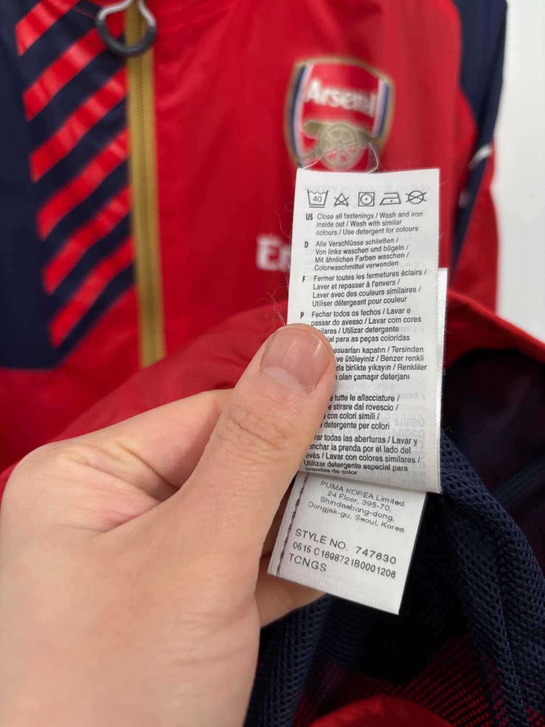 퓨마 아스날 바람막이 상품이미지7