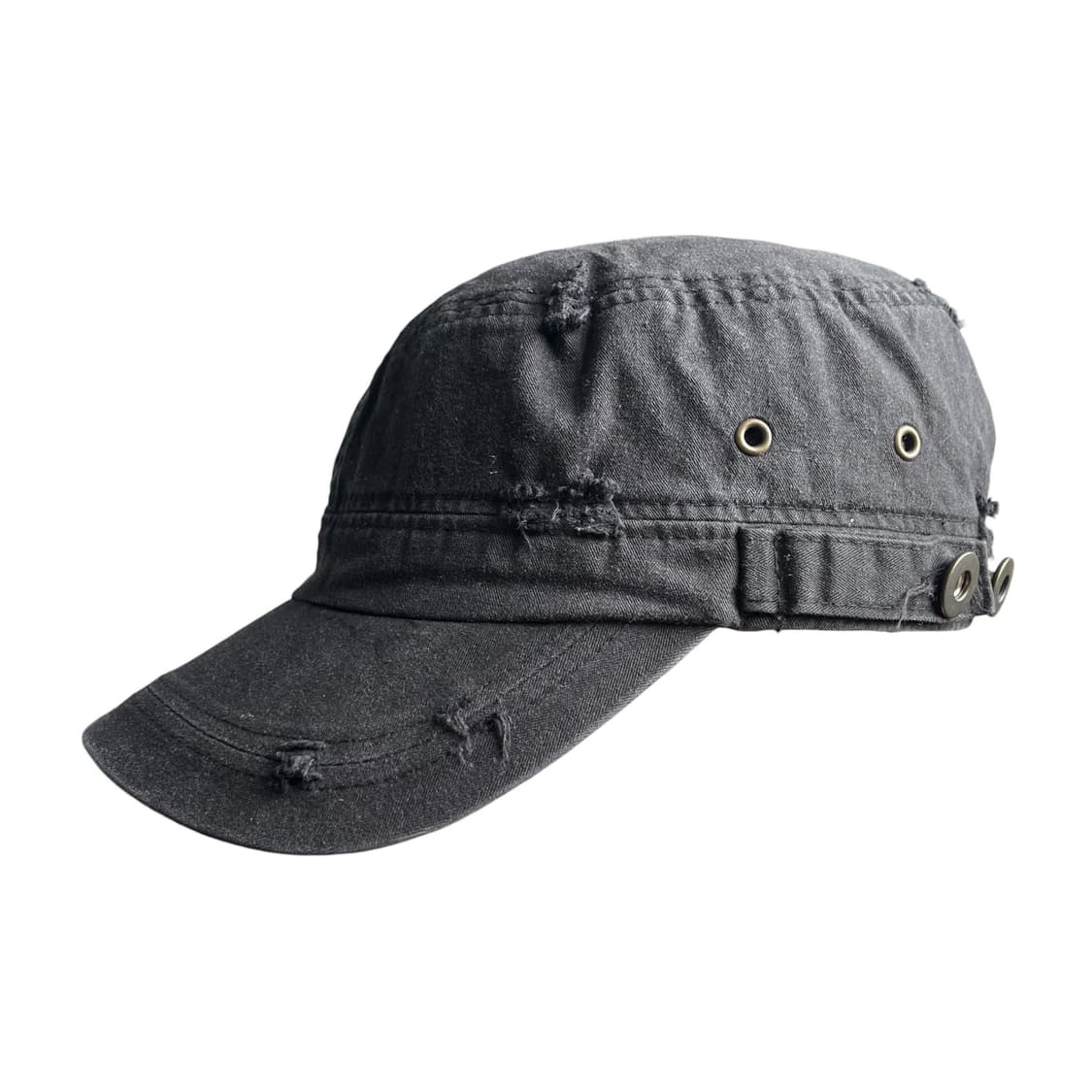 워싱 밀리터리 캡 블랙 상품이미지2