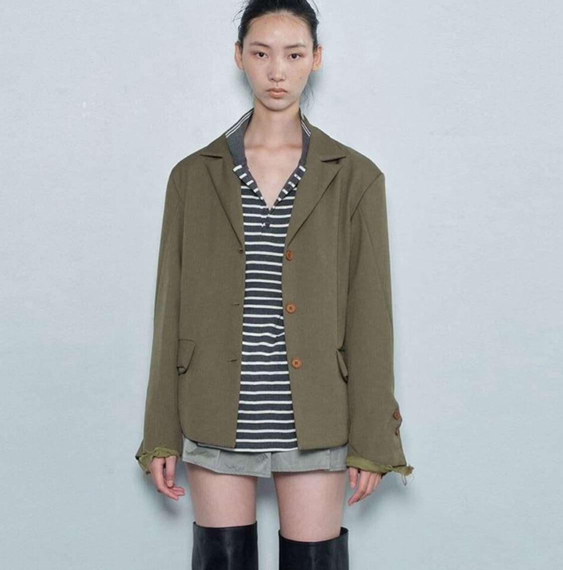 (50%이상 할인) 세릭 포켓자켓 카키 outpocket jacket 상품이미지1