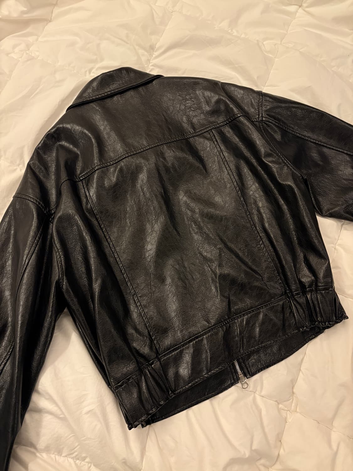 룩캐스트 레더 점퍼 상품이미지2