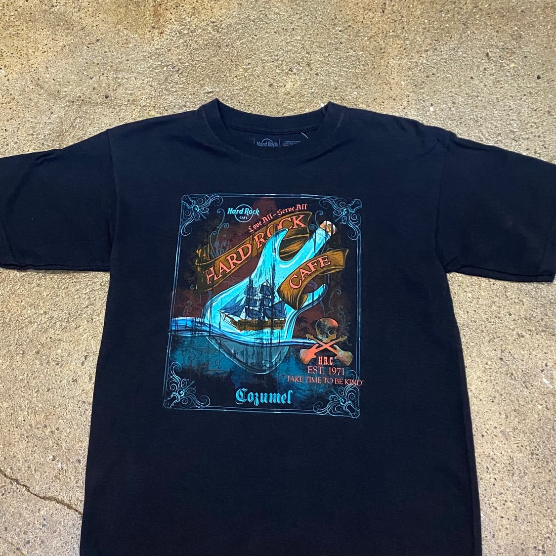 미국 빈티지 하드락 카페 코주멜 COZUMEL 락티셔츠 반팔티 상품이미지2