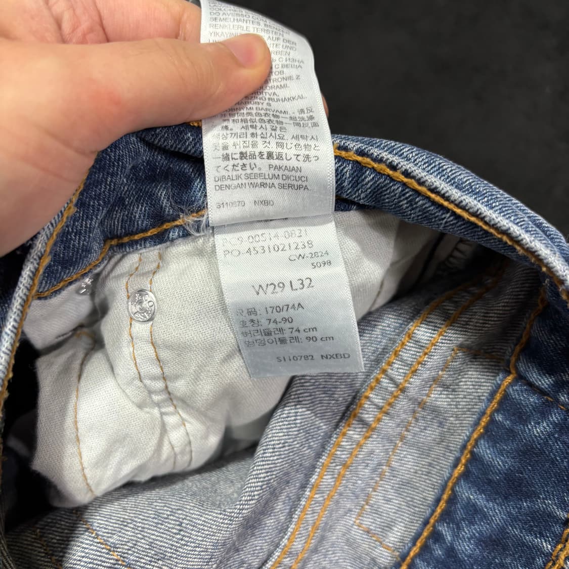 29 리바이스514 중청 스트레이트 데님팬츠 상품이미지4