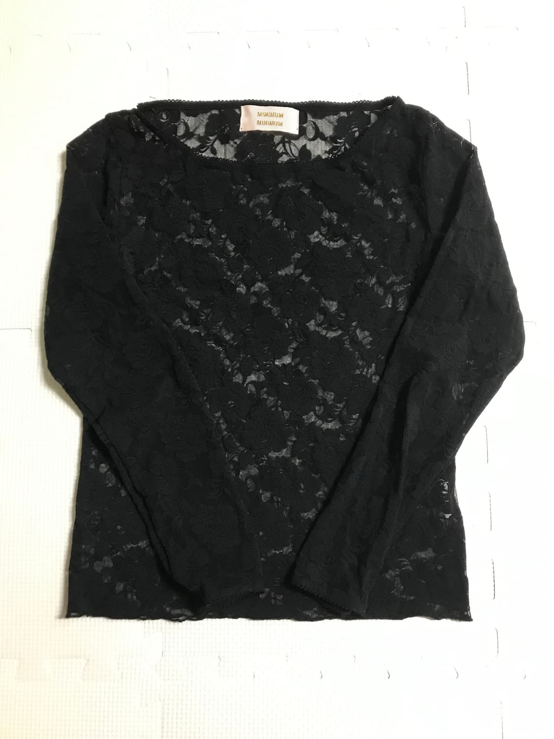 빈티지 시스루 레이어드 긴팔티 상품이미지2