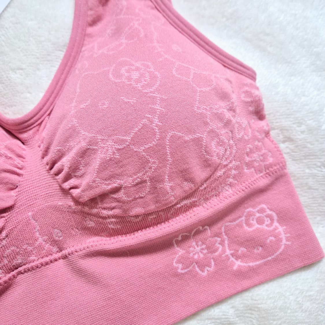 Hello kitty 헬로키티 내장캡 브라탑 M 상품이미지2