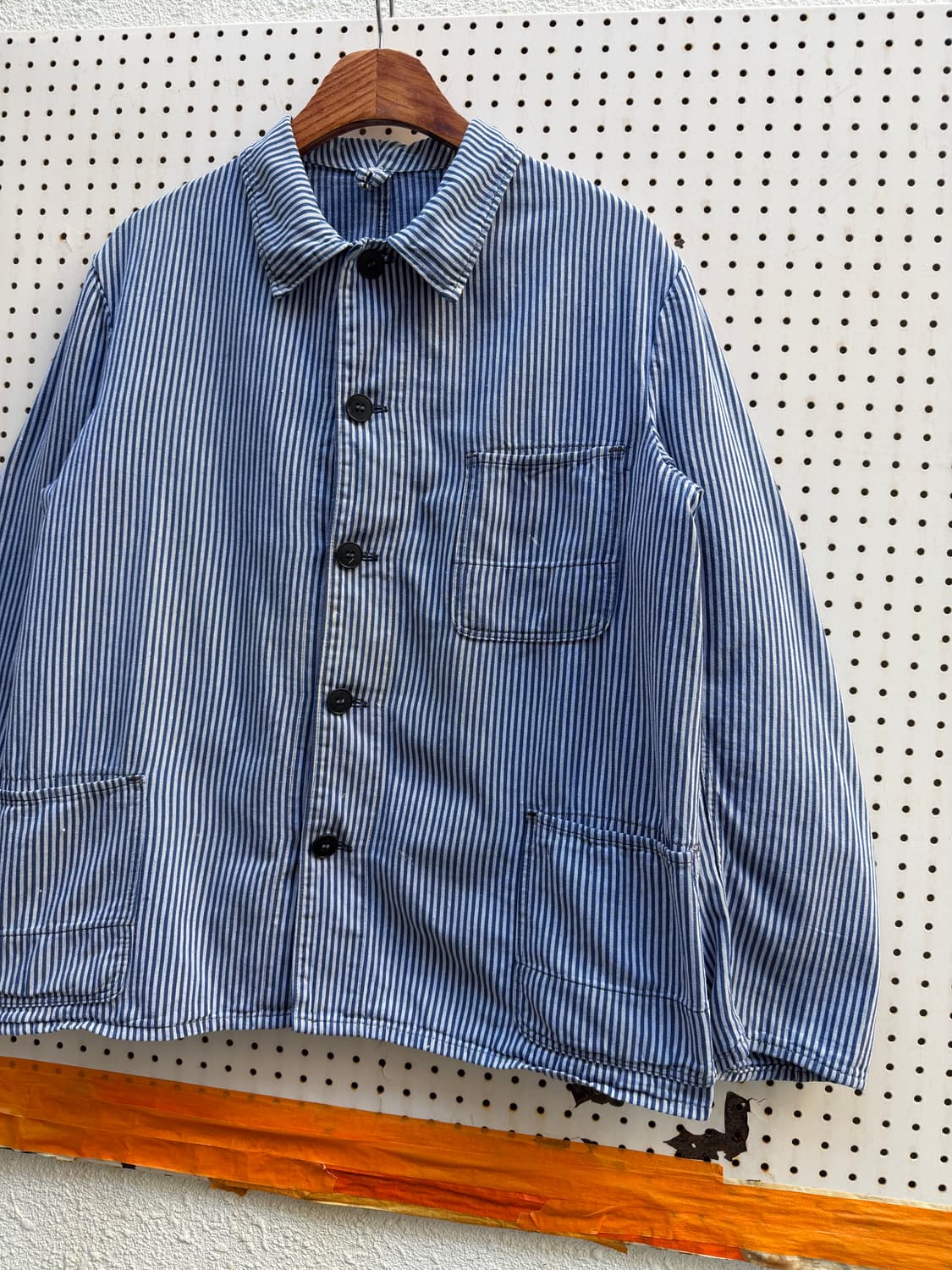 OLD EURO FISHERMAN STRIPE WORK 피셔맨 워크자켓 상품이미지4