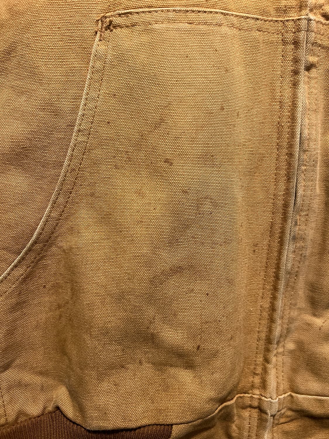 [L]칼하트 Made in USA  브라운 캔버스 액티브 워크 자켓 상품이미지4