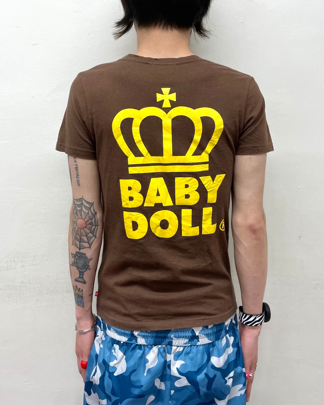 Happy Smile Baby Doll Brown T-shirt 상품이미지2