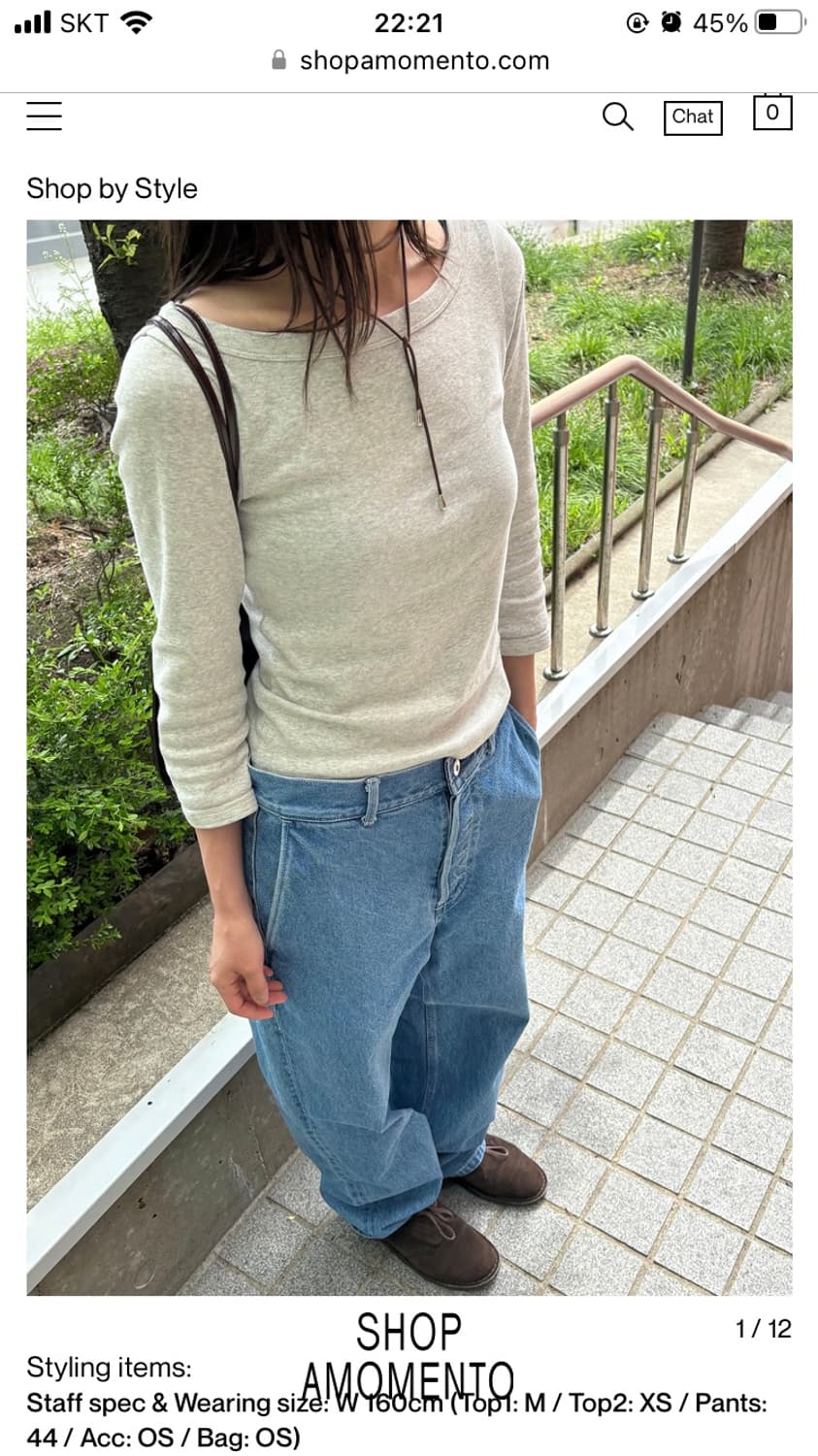 Flore flore steffi tee gray M 상품이미지2