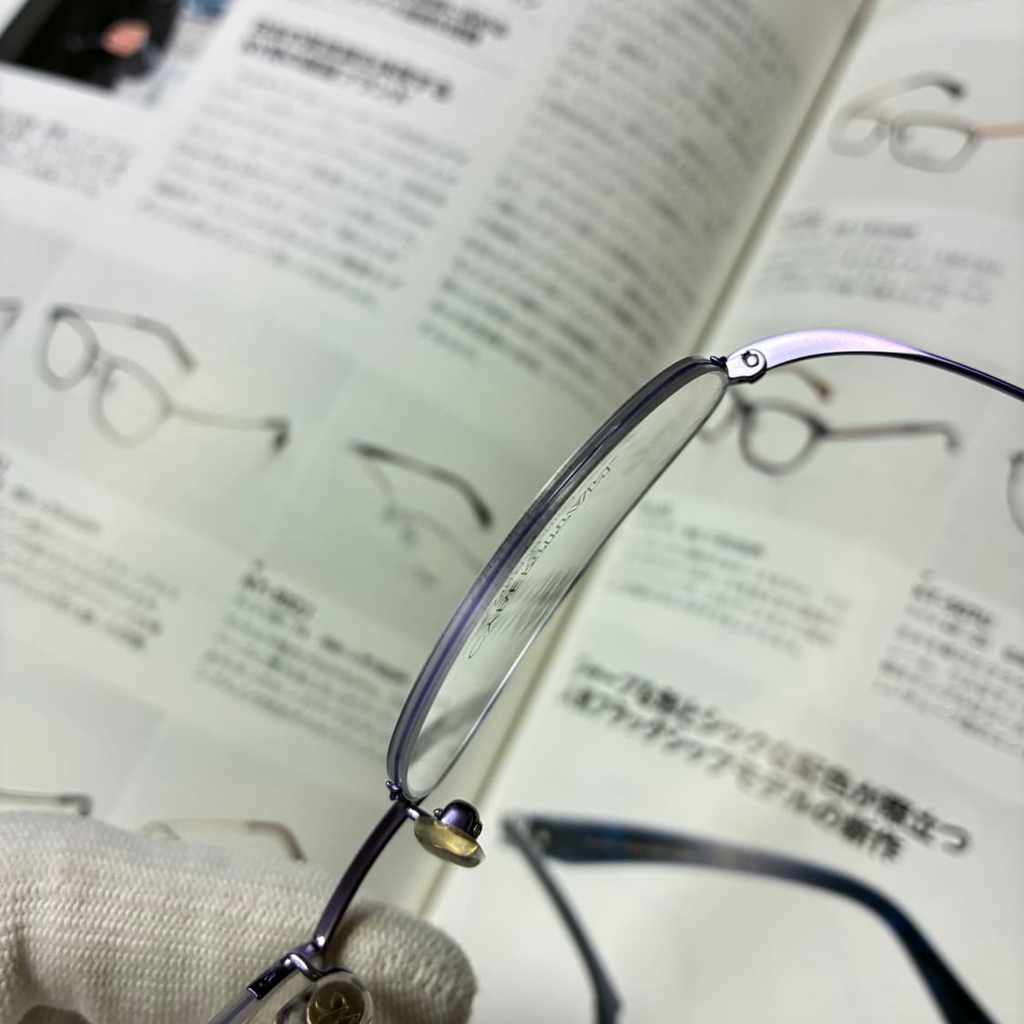 SANTA MONICA 산타모니카 반무테 티타늄 퍼플 안경 상품이미지4