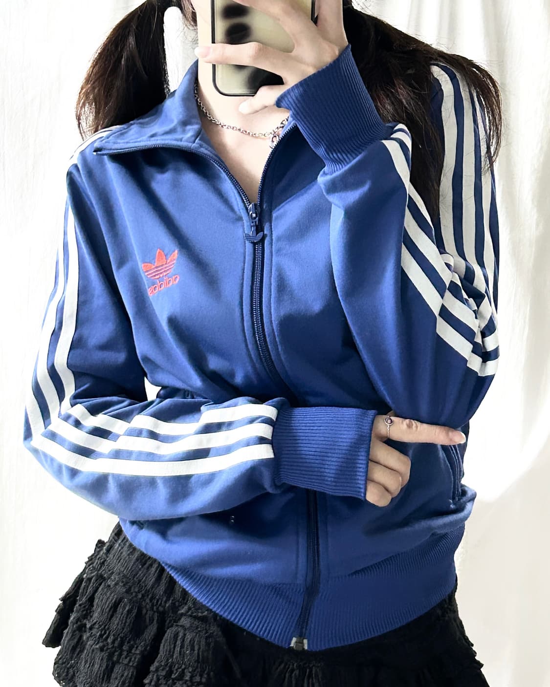 아디다스 빅로고 빨파 파이어버드 져지 상품이미지1