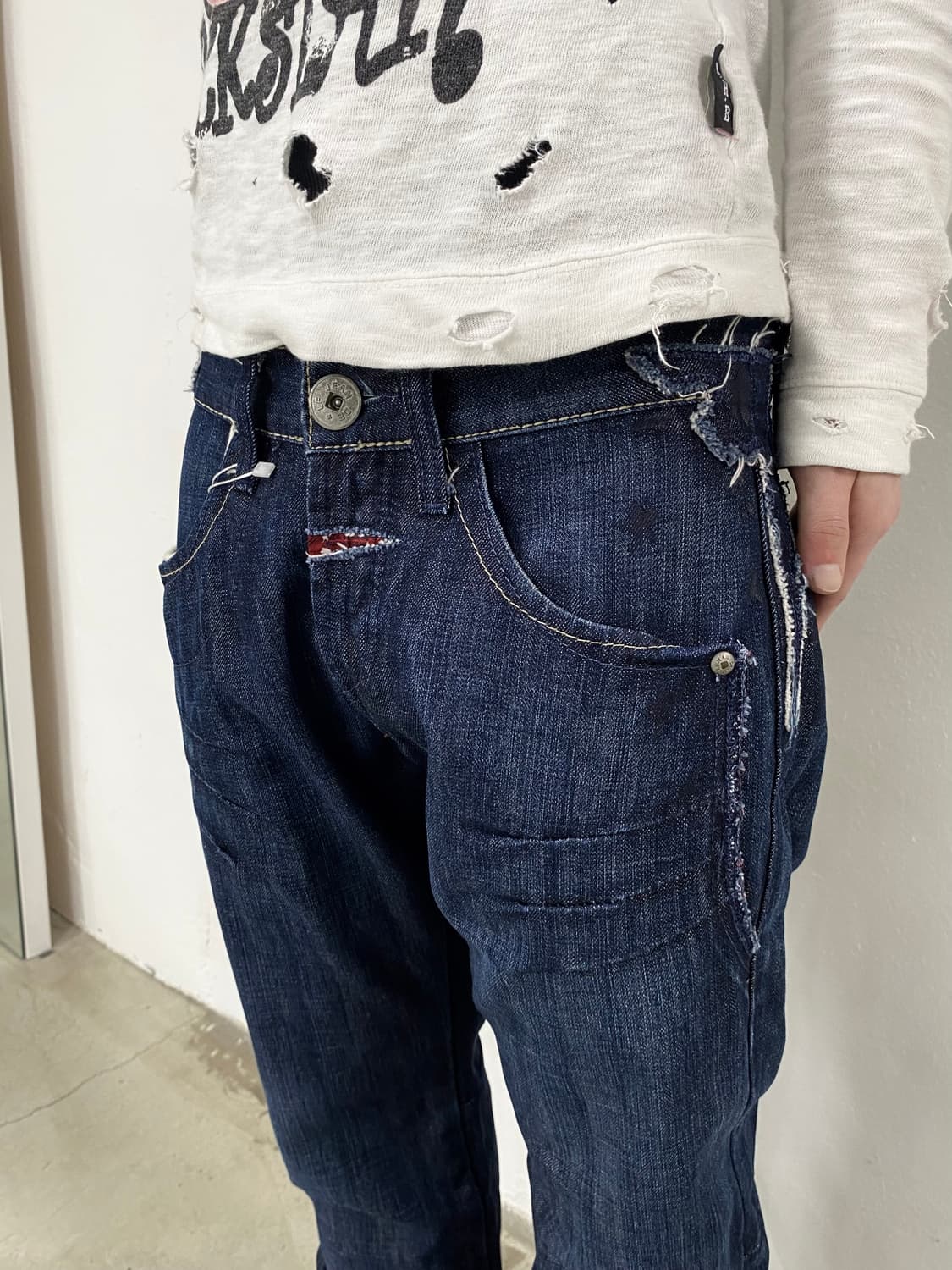 마리떼 프랑소와 저버 아메리칸 플래그 데님 팬츠 상품이미지3