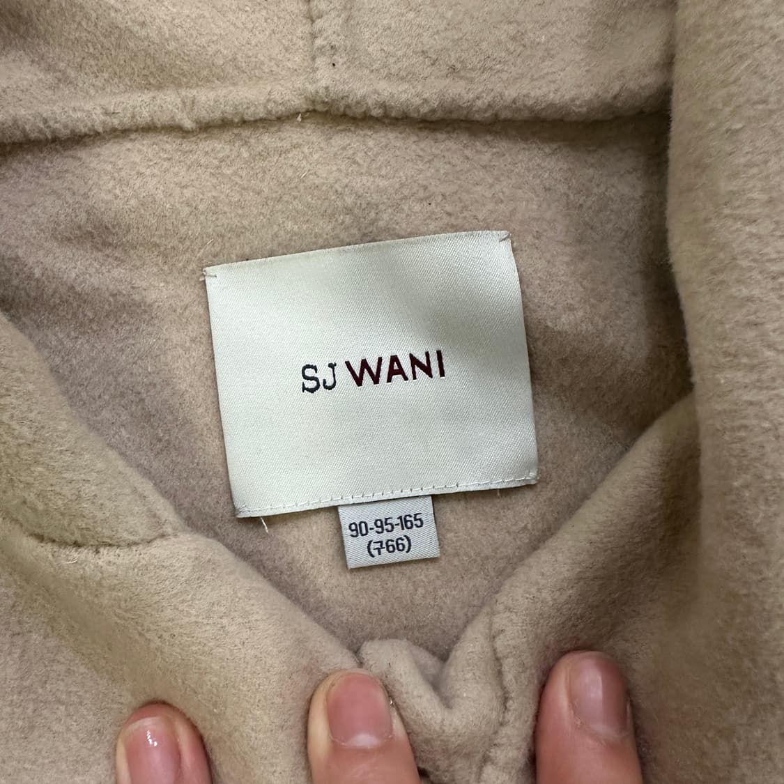 66 SJ WANI 여성 울 하프코트 0317D 상품이미지2