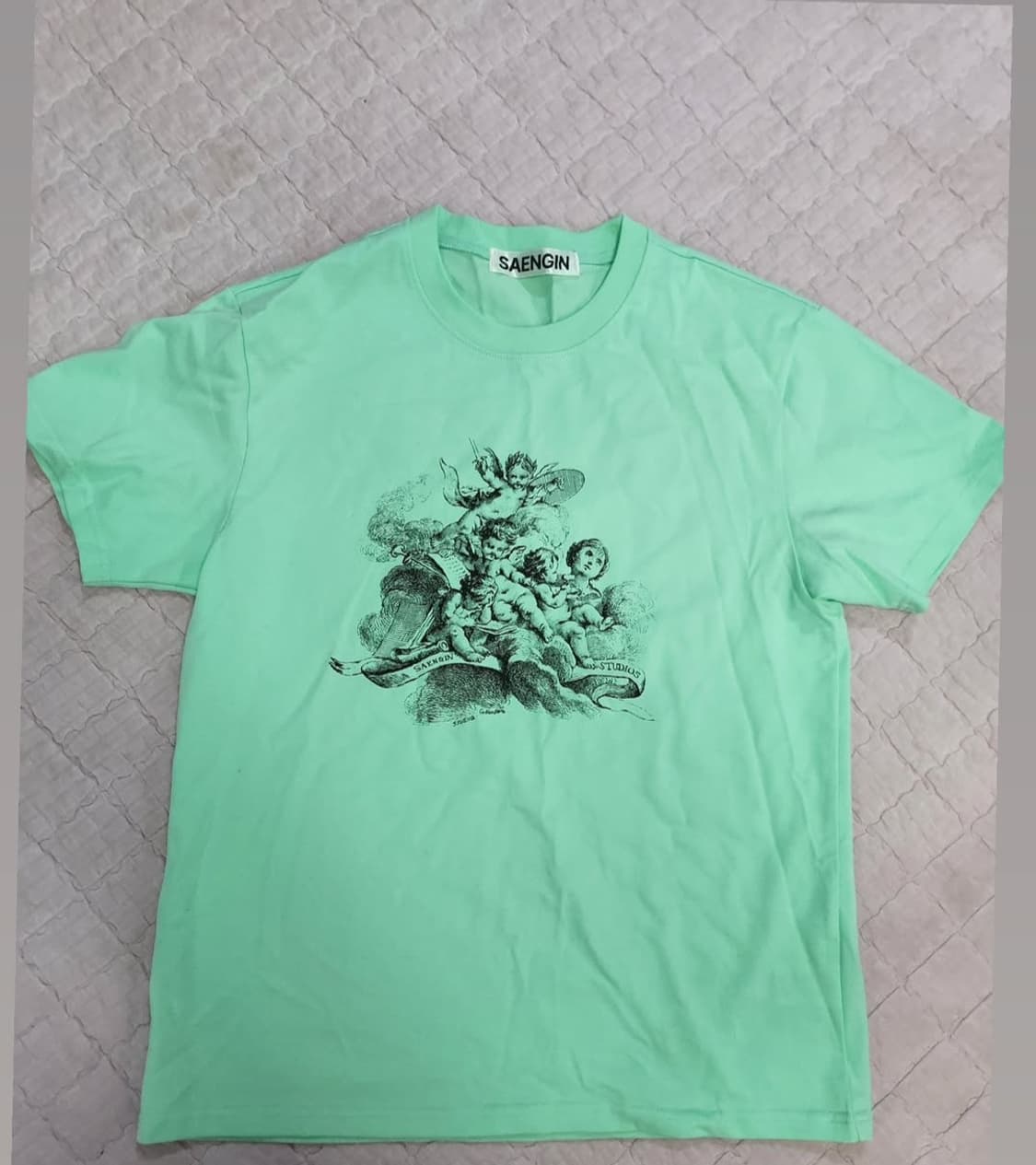 생긴스튜디오 민트반팔  상품이미지1