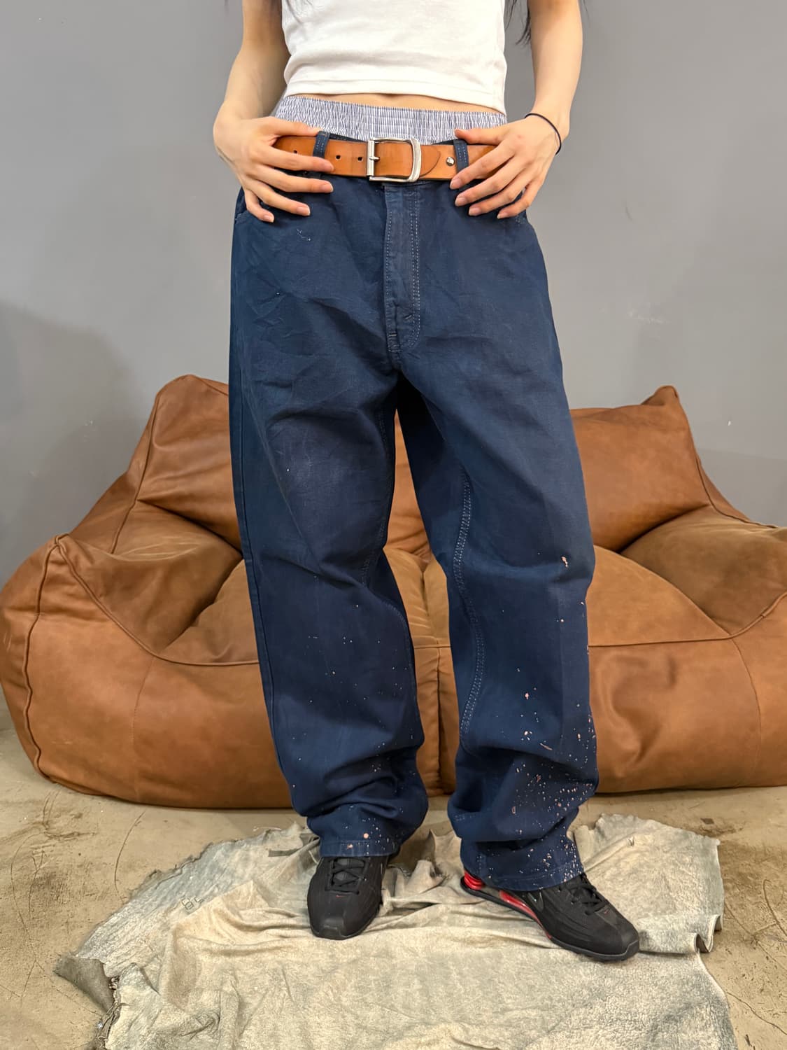 90‘s MADE IN USA 🇺🇸 리바이스 565 루즈핏 오렌지탭 상품이미지4