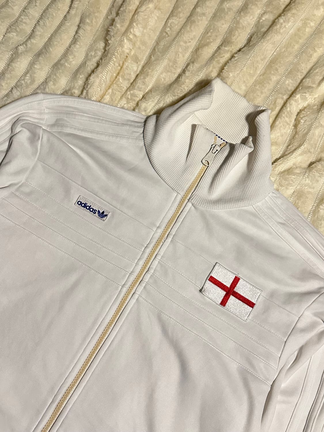 아디다스 져지 잉글랜드 흰흰 트랙탑 1988 상품이미지2