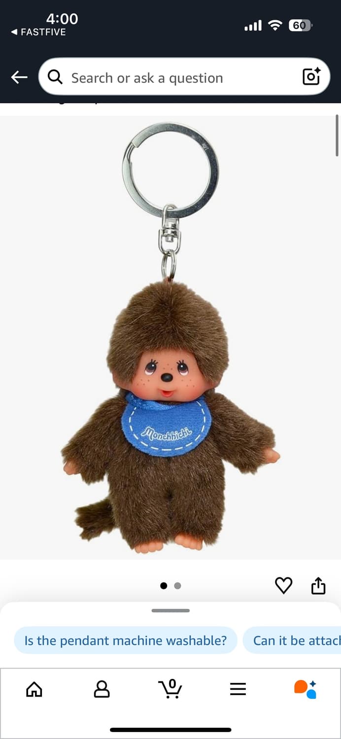 몬치치 클래식 블루 보이 키체인 상품이미지1