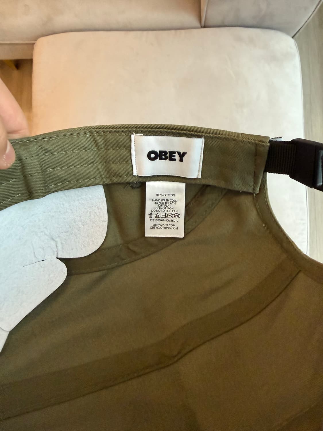 오베이 캠프캡 카키 상품이미지3