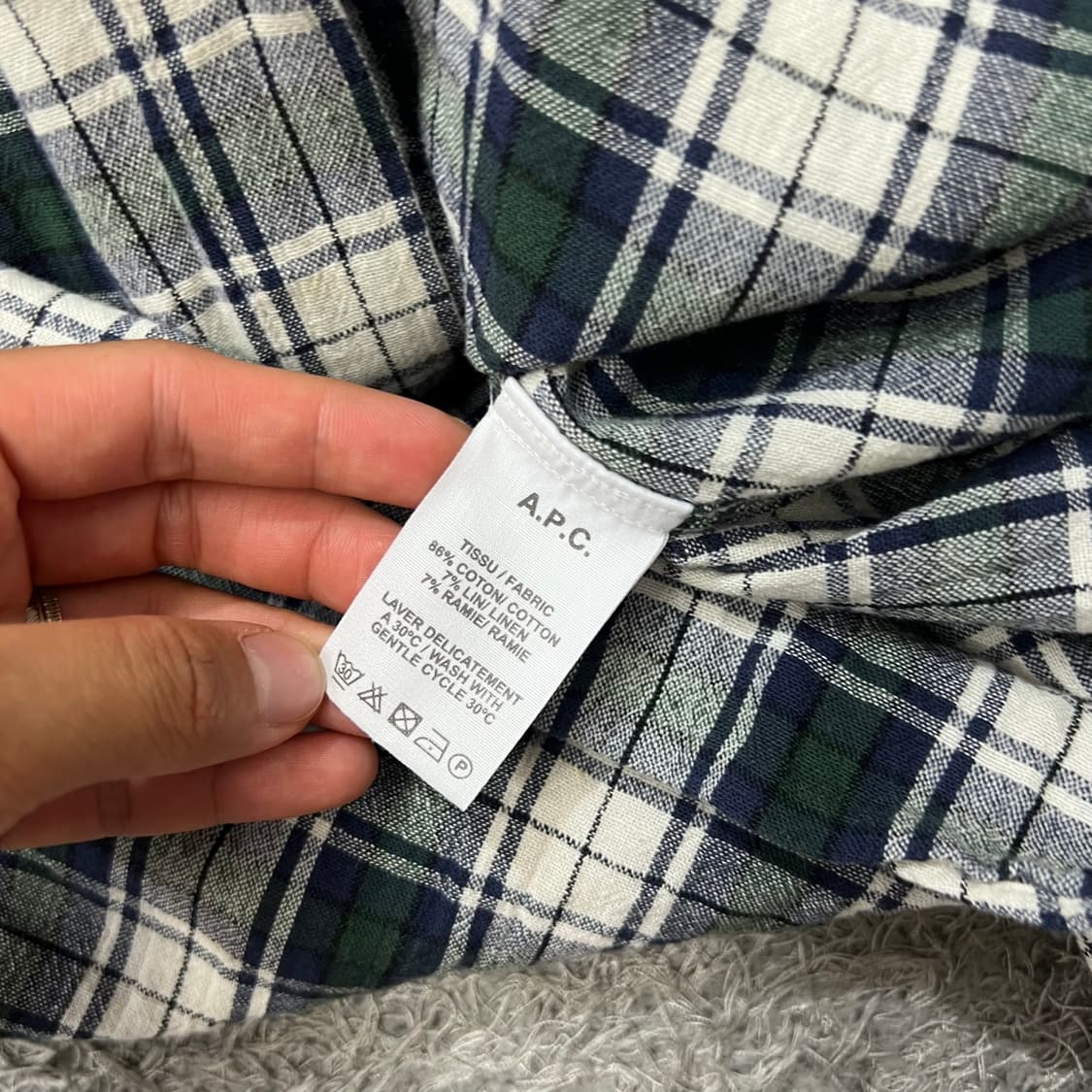[95] A.p.c 아페쎄 셔츠 상품이미지4